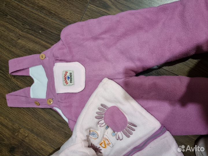 Зимний костюм на девочку 86-92