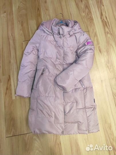Пуховик для девочки 140