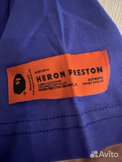 Футболка Bape x Heron Preston