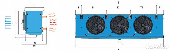 Воздухоохладитель 31,3 кВт FrigoCool ESR 45.32.6