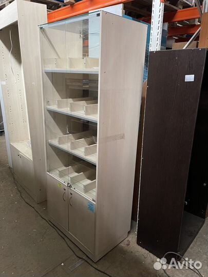 Стойка витрина стекло лдсп бук 100/50/200