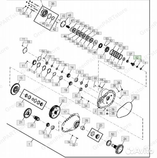 Прямозубая шестерня T336691