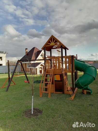 Игровые деревянные площадки