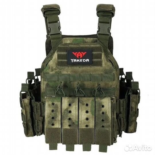 Бронежилет (плитник) с подсумками Yakeda VT-6026-3