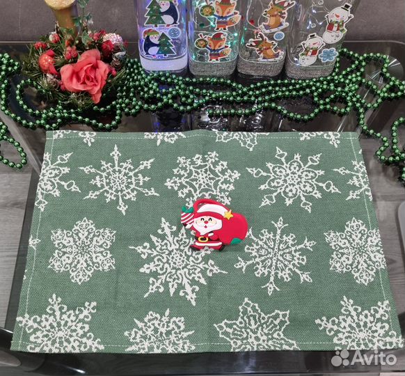 Подарочный набор салфетки с кольцами