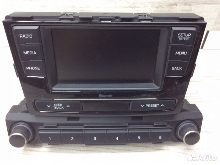 Магнитола Hyundai Solaris седан G4FG 2017