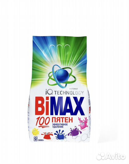 Стиральный порошок Bimax 100 3 кг