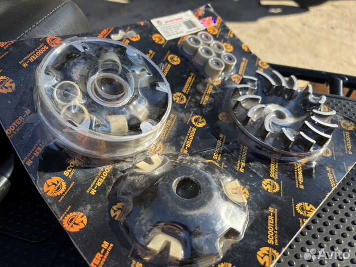 Вариатор в сборе с щекой Suzuki Adress 110