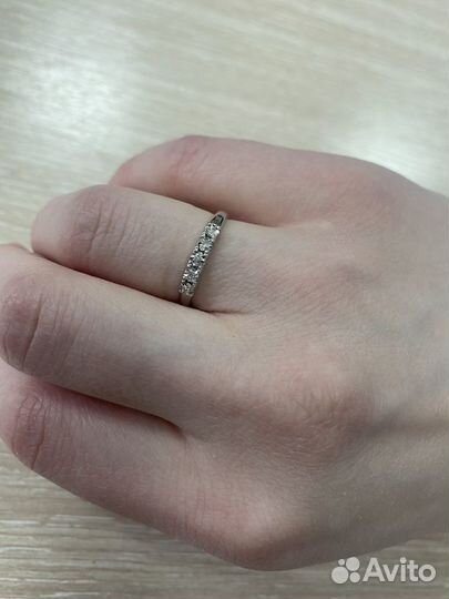 Кольцо р.16+серьги серебряные пр925 с бриллиантами