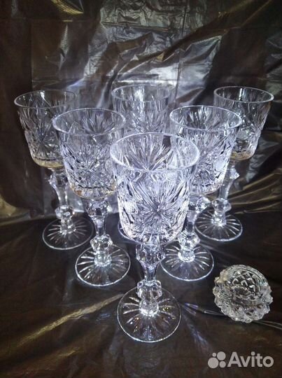 Фужеры хрустальные