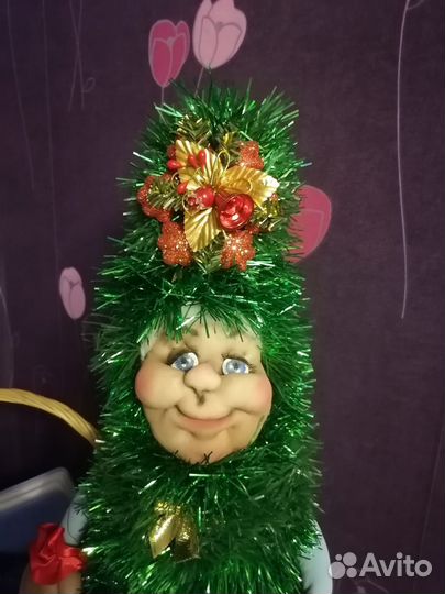 Кукла елка интерьерная