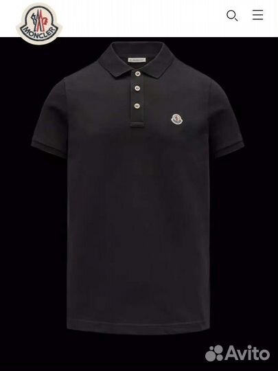 Футболка мужская поло Moncler, XL