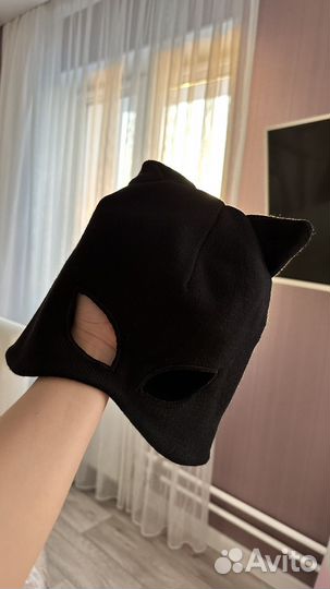 Шапка с ушками кошка