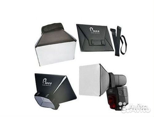 Рассеиватель, софтбокс на вспышку 10x12 см