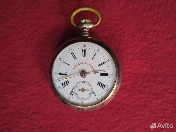 Антикварные часы Postala Patent,800 пр