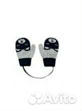 Шапка детская весна-осень 3-4 мес-1 г+Новые варежк