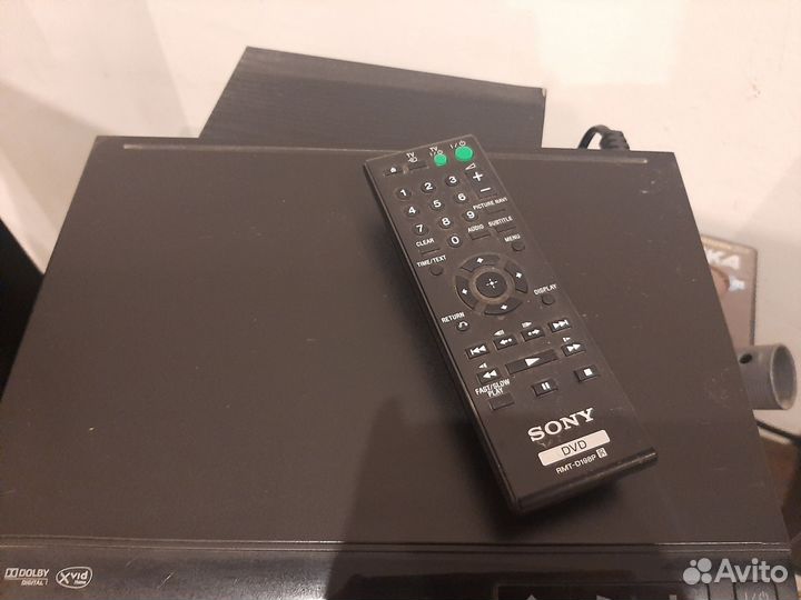 DVD плеер Sony с диском