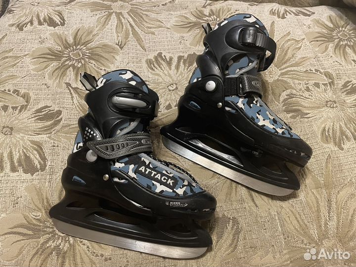 Коньки детские раздвижные 30-33 р