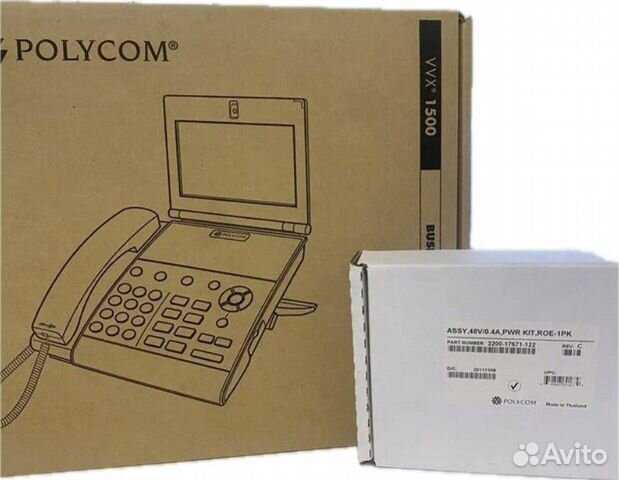 Видеотелефон Polycom VVX 1500D объявление продам