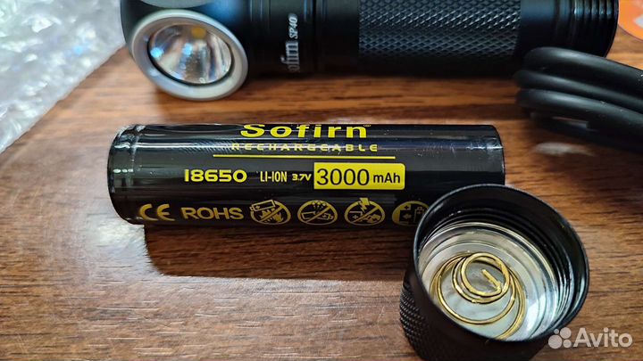 Налобный фонарь Sofirn SP40 +аккумулятор