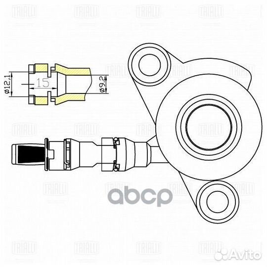 Выжимной подшипник geely/chery emgrand/tiggo 13