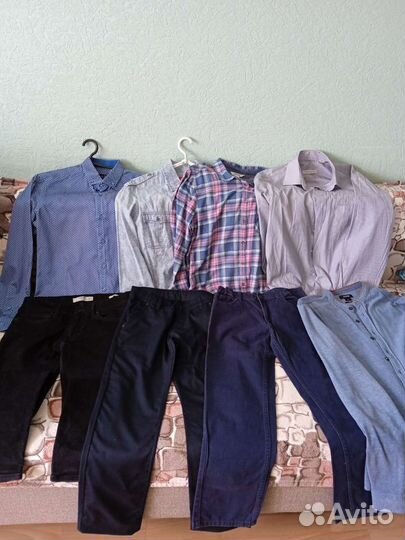 Рубашки, брюки, джинсы
