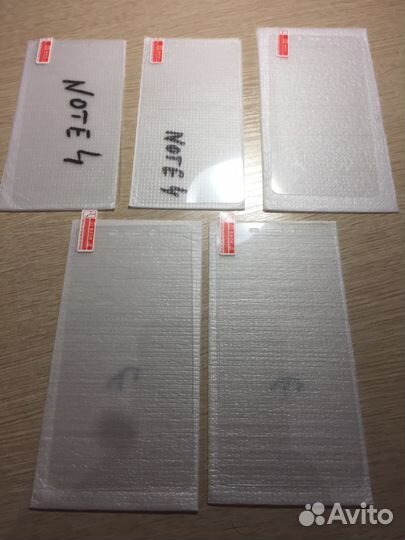 Стекло защитное для Xiaomi Redmi Note 2, Note 4