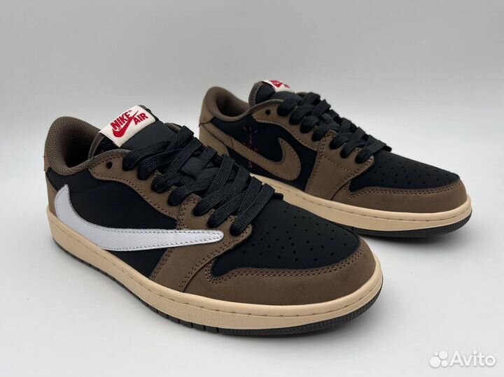 Air Jordan 1 Low x Travis Scott black-brown