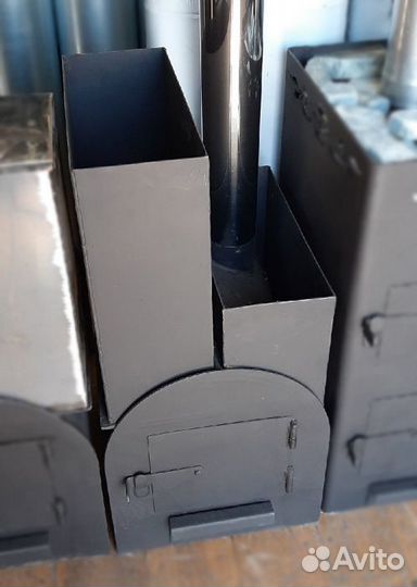 Печь для бани с баком