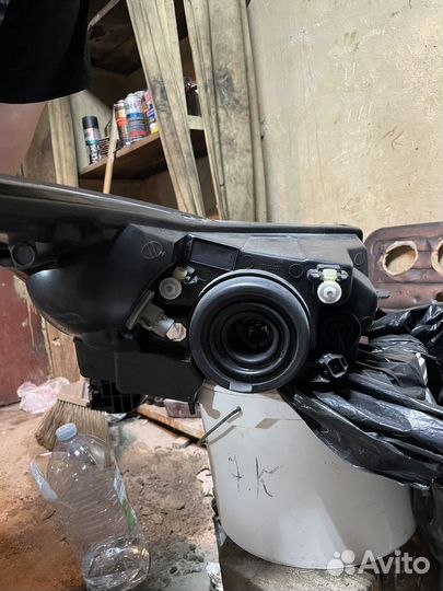 Фара левая черная Chevrolet Cruze