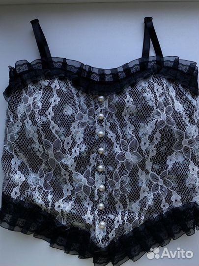 Топ кружевной