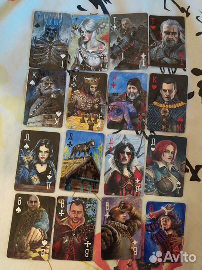 Кастомизированные игральные карты по Ведьмаку
