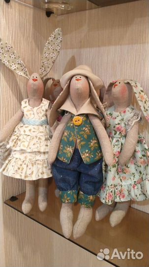 Мягкая игрушка заяц новый