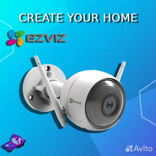 Камера видеонаблюдения ezviz CS-C3TN (2MP, 2.8mm)
