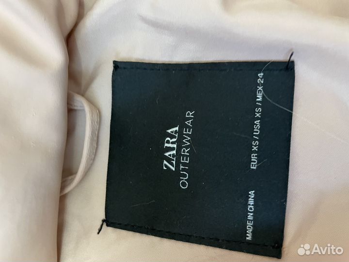 Куртка zara женская зимняя