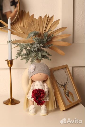 Интерьерная кукла ручной работы