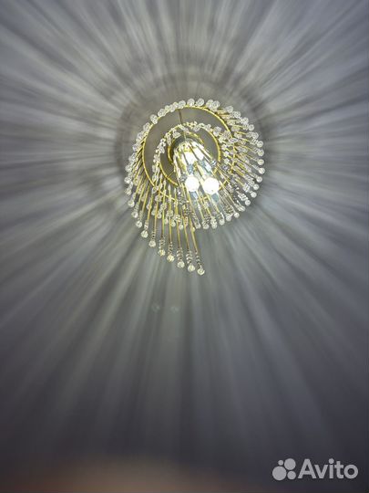 Люстра хрустальная чехословакия