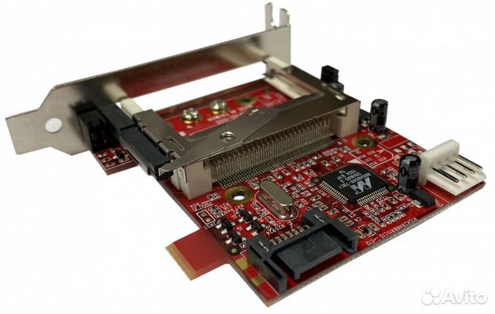 Адаптер CompactFlash- SATA PCIe low-profile