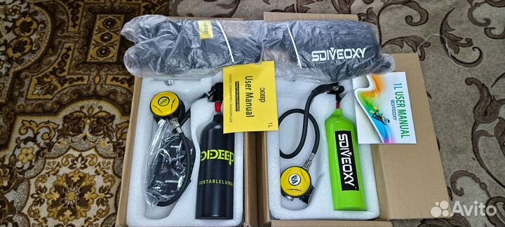 Мини акваланг 1-2.Литр.Дайвинг