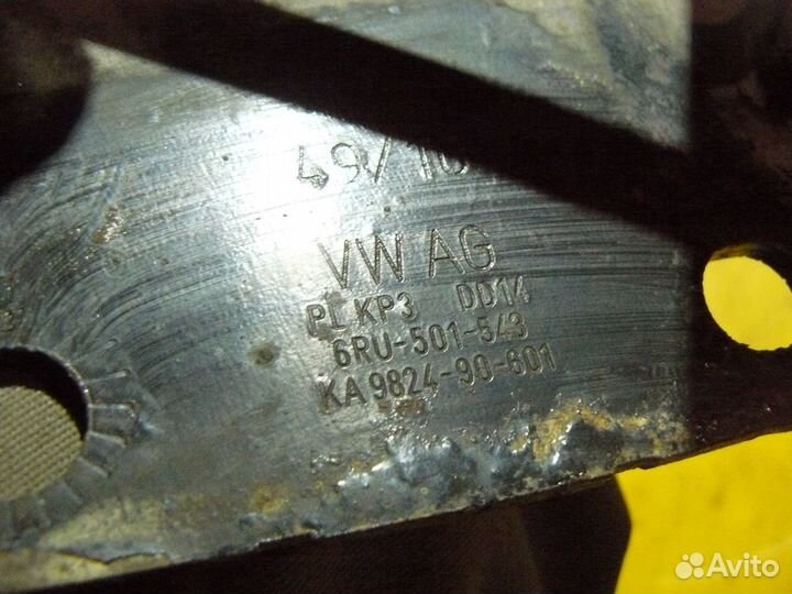 Кронштейн задней балки VW Polo SED Rus 2011г