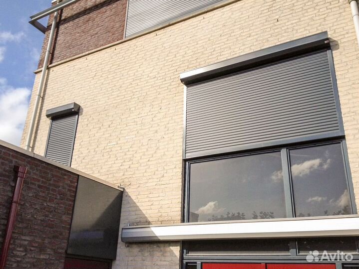 Защитные рольставни на окна Alutech 850х1250мм