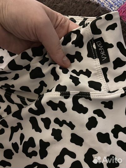 Шорты barka спортивные леопардовые утягивающие