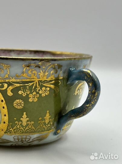 Чашка антикварная кофейная в стиле Royal Vienna