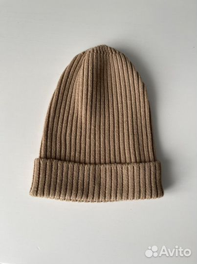 Шапка тыковка из шерсти мериноса