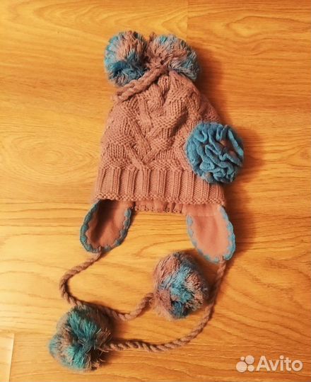 Шапка зимняя на девочку