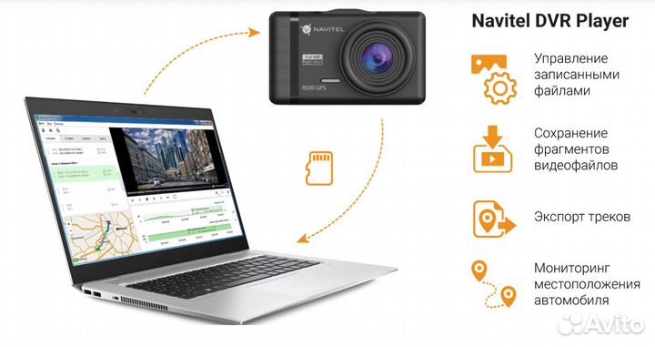 Видеорегистратор navitel R500 GPS