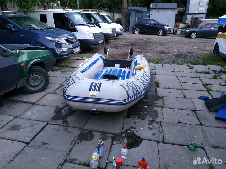 Лодка Solar 350 с плм Powertec 9.9