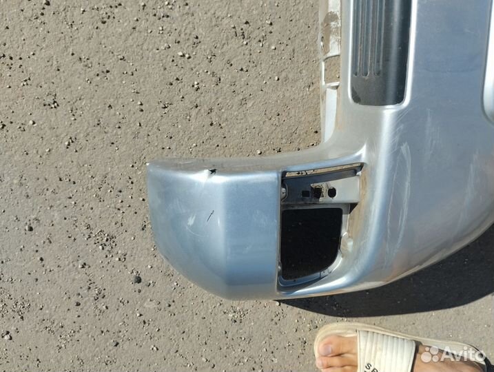 Задний бампер Тойота Ленд Крузер Прадо 120