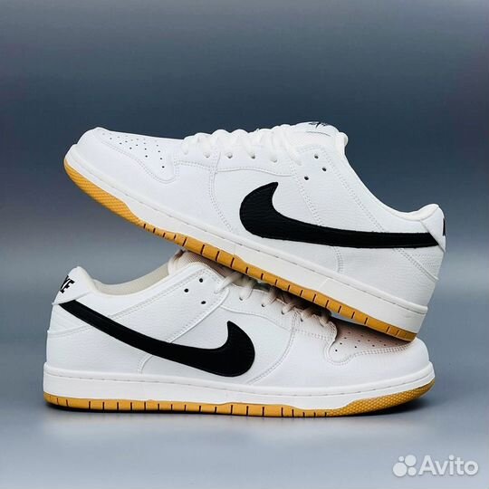 Кроссовки nike sb dunk white