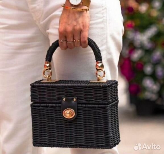 Сумка соломенная vens